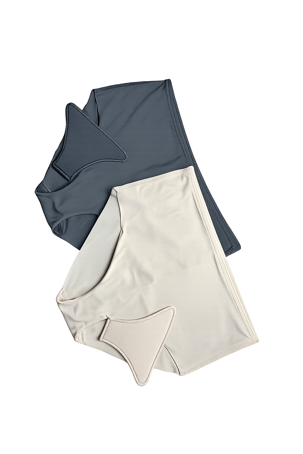 HERRA Base in Black and Nude showing the removable smoothing insert